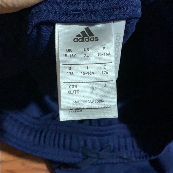 Navy Blue Adidas track pants - Picture 6 of 6